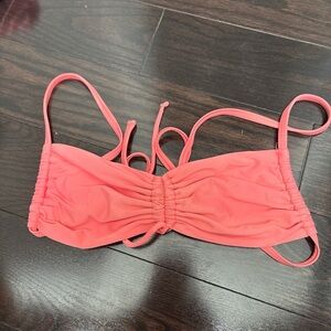 Aerie Vibrant Coral Bikini Top